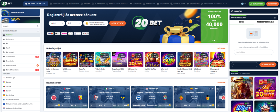 20Bet Weboldal 20Bet Weboldal